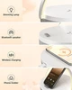 Прикроватная светодиодная лампа EZVALO с беспроводной зарядкой Bluetooth Audio 10 Вт, с 3 уровнями яркости на ощупь, ночник для спальни, гостиной, офиса - изображение 3