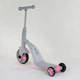 Самокат трансформер 3 в 1 Best Scooter JT 90601 світло звук Сіро-рожевий - зображення 4