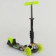Детский самокат Best Scooter 33650 Божья коровка 5 в 1 родительская ручка корзинка свет колес Салатовый - изображение 3