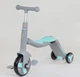 Самокат трансформер 3 в 1 Best Scooter JT 10181 світло звук Сіро-блакитний - зображення 1