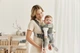 Кенгуру-перенесення BabyBjorn Mini Cotton Khaki/Green Print, 7317680210395 - зображення 9