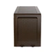 Комод-сундук пластиковый для хранения Keter Rattan Samoa коричневый 270л 17209570 - изображение 2