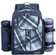 Рюкзак для пикника с набором посуды для кемпинга с одеялом Eono Cool Bag (TWPB-3065B69R) - изображение 2