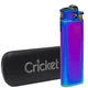 Металева газова запальничка Cricket Deluxe Turbo Icy - зображення 1