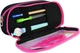 Пенал Cool For School 2 отделения неоновый с помпоном Розовый (CF6618-pink) - изображение 2