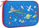 Пенал Cool For School с тиснением 1 отделение Голубой (QT-5661-Blue) - изображение 1