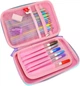 Пенал Cool For School с тиснением 1 отделение Розовый (QT-5669-Pink) - изображение 2