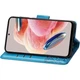 Чехол-книжка с рисунком UniCase Butterfly Pattern для Xiaomi Redmi Note 12 - Blue - изображение 3