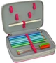 Пенал Cool For School 2 отделения с отворотами Розовый (CF87283) - изображение 3