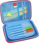 Пенал Cool For School с тиснением 1 отделение Черный (QT-3992-Black) - изображение 2