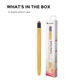 Силіконовий чохол CasePro Protective Sleeve Yellow для Apple Pencil 2 - зображення 4