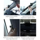 Сонцезахисна розсувна шторка-жалюзі «гармошка» на лобове скло Visor Windshield на присосках - зображення 3