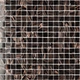 Мозаїка Mozaico de LUX K-MOS CBB003 DARK BROWN темно-коричнева за 1 ШТ - зображення 2