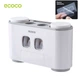 Органайзер для зубных щеток на стену ECOCO E1802 Gray - изображение 6