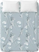 Простынь Home Line Бязь 145х215 см Серо-Голубая (165387) - изображение 1