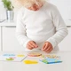 Набір планшетки до термомозаїки 4 шт IKEA PYSSLA серце коло квадрат 701.285.71 - зображення 2