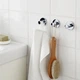 Крючки в ванную IKEA SKOGHALL серебристый 3 шт 302.070.75 - изображение 2