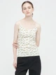 Майка женская с кружевом Uniqlo 38786805 XL Молочная (1159782192) - изображение 1