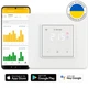 Терморегулятор программируемый terneo sx Wi-Fi (белый), сенсорный программатор для теплого пола - изображение 1