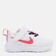Детские кроссовки для девочки Nike Revolution 6 Nn (Tdv) DD1094-101 23.5 (7C) White/Sea Coral-Gridiron-Laser Orange (0196604971478) - изображение 1