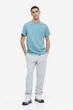 Футболка H&M Regular Fit M бірюзовий 0685816200 - зображення 3
