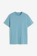 Футболка H&M Regular Fit M бірюзовий 0685816200 - зображення 5