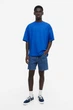Футболка H&M Oversized Fit XL синий 1074658020 - изображение 2