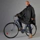 Дощовик-пончо 100 для велоспорту чорний XL/XXL BTWIN - изображение 2