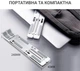 Подставка для ноутбука или планшета Aluminium alloys Silver, с регулируемым углом наклона - изображение 3