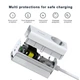 Сетевое зарядное устройство Proove PD-02 GaN |2Type-C/USB, 65W/16A, PD/QC4.0+| с розеткой и кабелем 1.5м. White - изображение 5