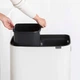 Бак для сміття Brabantia Bo Touch Bin Hi 2х30 л білий (130601) - изображение 4