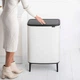 Бак для сміття Brabantia Bo Touch Bin Hi 2х30 л білий (130601) - изображение 5