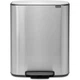 Бак для сміття Brabantia Bo Pedal Bin 2х30 л темно-сірий (211461) - изображение 1