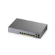 Коммутатор для видеонаблюдения ZYXEL GS1350-12HP (GS1350-12HP-EU0101F) (8xGE PoE+, 2xGE, 2xSFP, PoE max 130W, NebulaFlex Pro, питание до 250м, автоперезагрузка PoE-портов, L2) - изображение 5
