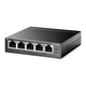 Комутатор TP-Link TL-SG105PE (1хGE, 4xGE PoE+, max PoE 65W, Easy Smart) - зображення 6