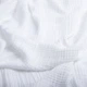 Ткань хлопок плательная Муслин 250 см, 210 гр/м2 4-х слойный для платьев, блузок, юбок, халатов, костюмов белый м.п. - изображение 2
