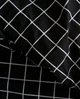 Постельное белье хлопковое в клетку Полуторное 150 x 220 Бязь Черное 50 х 70 - изображение 3