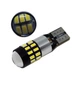 Світлодіодна лампа Т10 (W5W) 30 SMD 3014 з обманкою, драйвером і лінзою 12V Білий ПРЕМІУМ (10403) - зображення 1