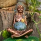 Статуэтка Magic Gardens Мать-Земля Гайя (Гея) Оберег для беременных Богиня Гайя L 14*9,5 см Бронзовый - изображение 1