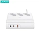 Зарядний пристрій Usams 6в1 65W Super Si Fast Charging (1xUSB, 2xType-C+ 3 розетки) - зображення 6