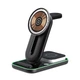 Док-станція Vikefon 4в1 Magnetic Wireless Charger для iPhone 14/13/12 MagSafe, AirPods, Apple Watch (black) - зображення 5