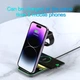 Док-станція Vikefon 4в1 Magnetic Wireless Charger для iPhone 14/13/12 MagSafe, AirPods, Apple Watch (black) - зображення 7