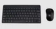 Комплект бездротовий Rapoo 8000M Black - изображение 1