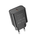 Мережевий зарядний пристрій BOROFONE BA71A Power single Port PD20W charger Black (6974443387957) - изображение 3