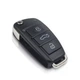 Корпус для викидного ключа Audi 3 кнопки Galakeys (10-04) - зображення 1