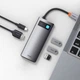 Перехідник HUB Baseus Metal Gleam Series 5-in-1 Type-C (CAHUB-CX) Gray - зображення 4
