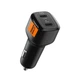 Автомобильное зарядное устройство Spigen Arcstation 2x USB-C PD 75W Black (ACP04581) - изображение 1