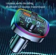 Автомобільний FM-трансмітер та зарядний пристрій Multifunction Wireless Q7 Bluetooth 5.0 USB Type C - зображення 4