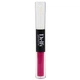 Подвійна рідка губна помада Delfy Professional Duo liquid lipstick Mix And Match Колір 1: Фуксія роза, колір 2: Прозорий блиск 5 мл+5 мл (5060465712592) - изображение 1