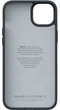 Чехол Njord Suede Comfort+ Case Black for iPhone 14 Plus (NA42CM00) - изображение 2